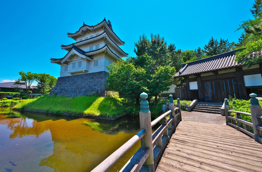 Oshi Castle Gosankai Yagura, Japan